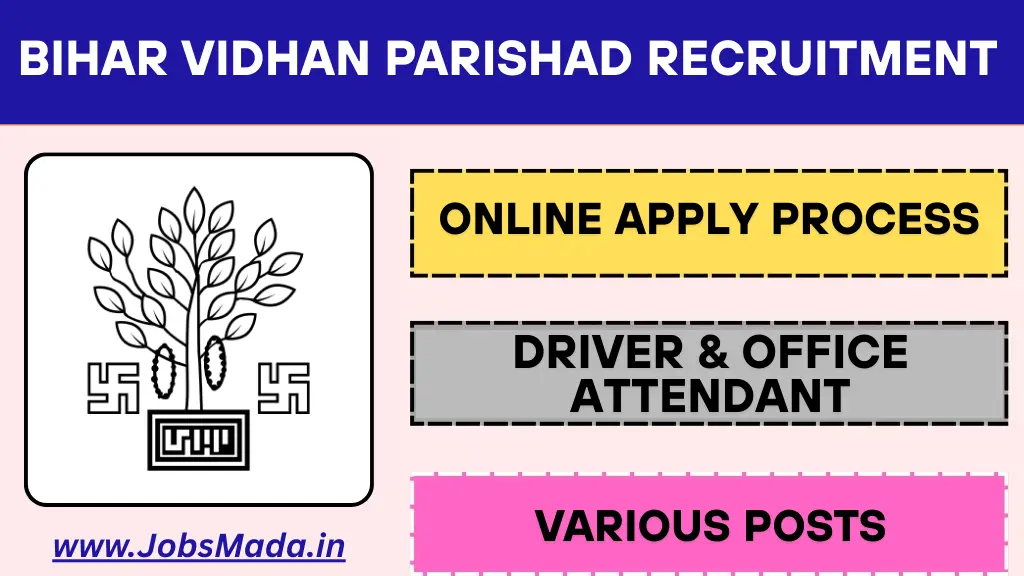 Bihar Vidhan Parishad Recruitment