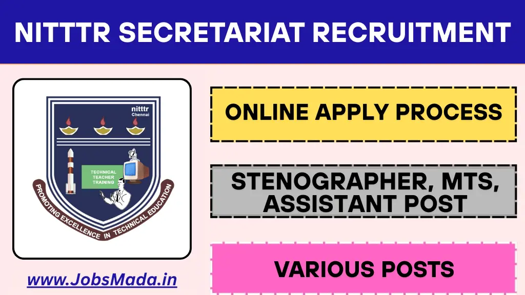 NITTTR Secretariat Recruitment