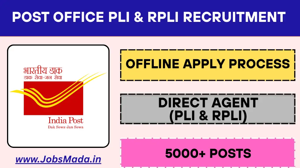 Post Office PLI & RPLI Recruitment
