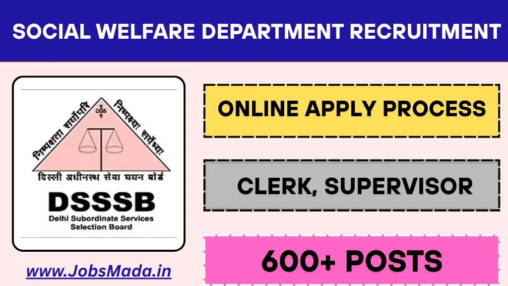 Social Welfare Department Recruitment