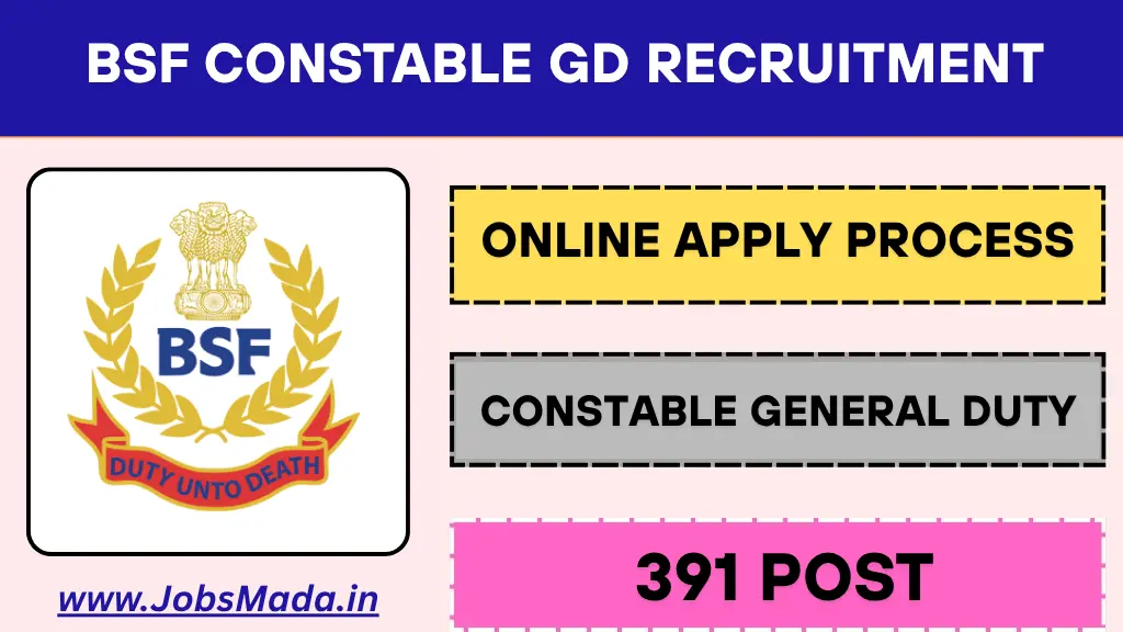 BSF Constable GD Recruitment