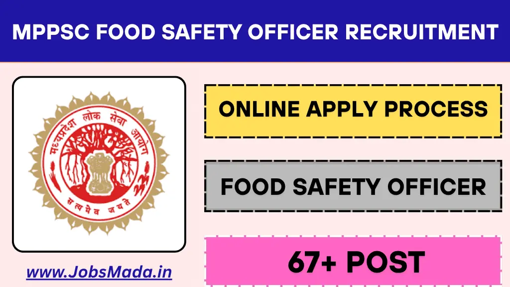 MPPSC Food Safety Officer Recruitment