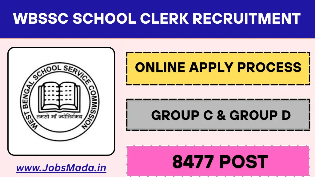 WBSSC School Clerk Recruitment